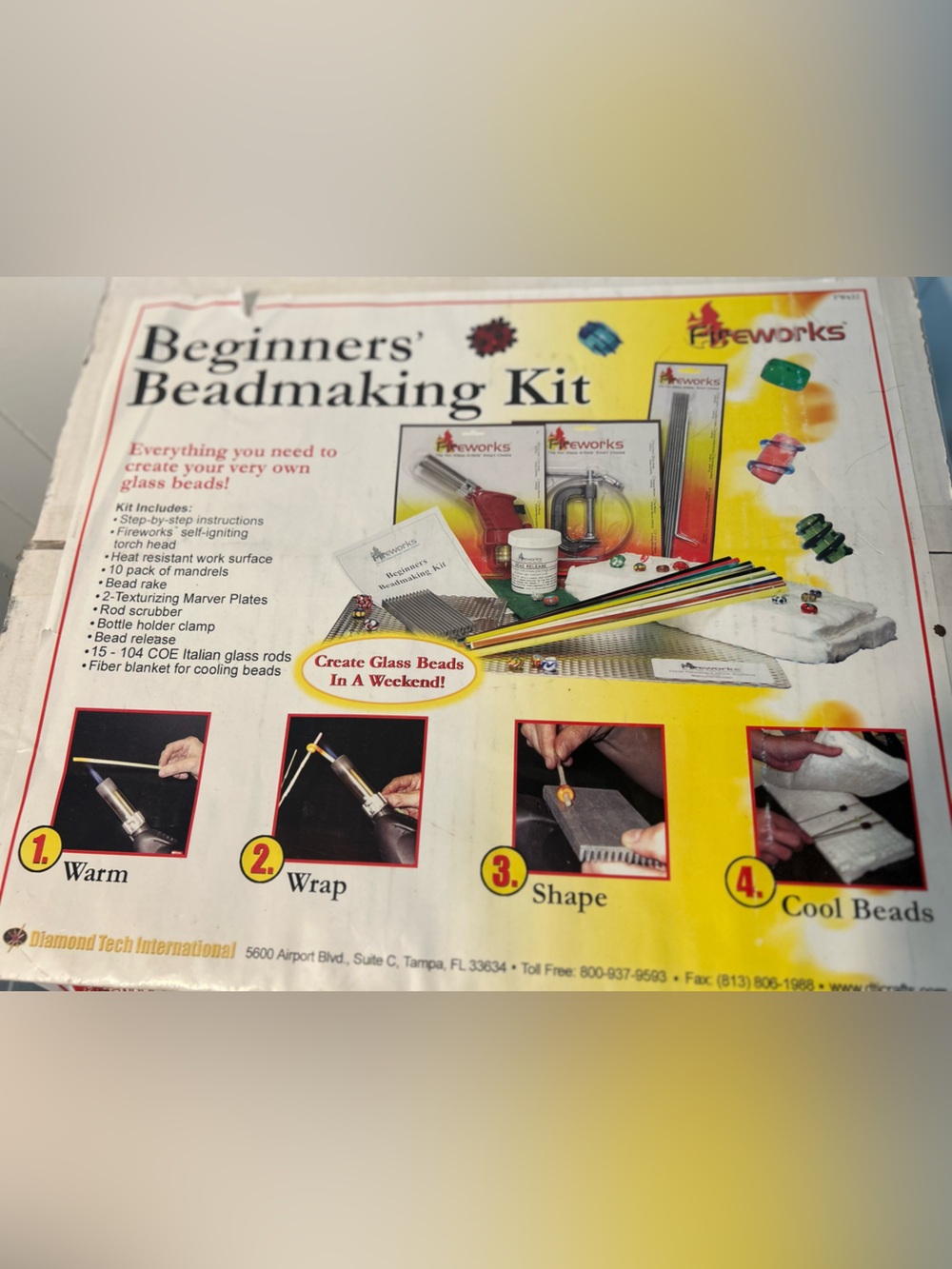Fireworks Beginners' Beadmaking Kit - New, Never used